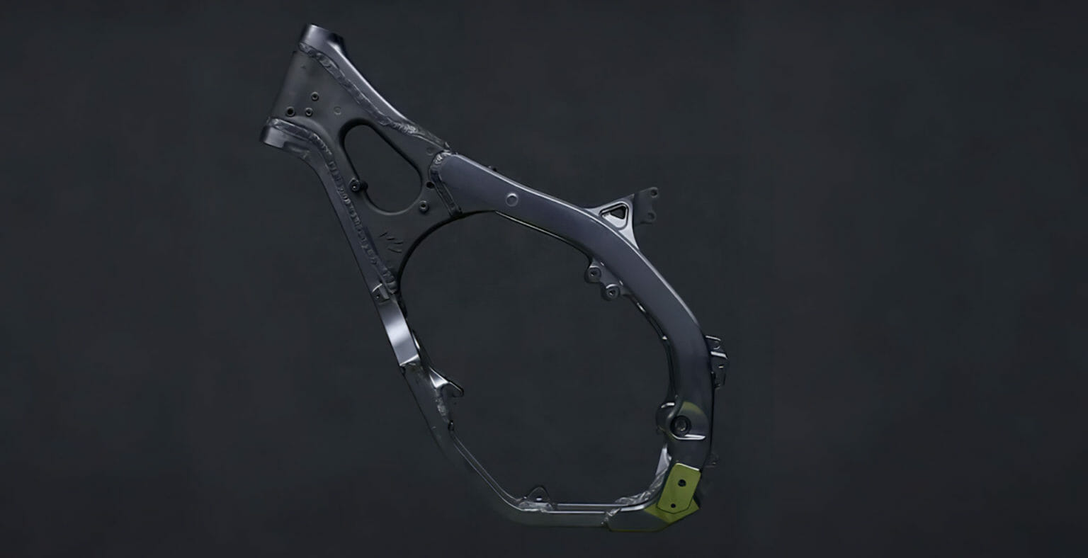 Triumphs Motocross-Motorräder: Erster Blick hinter die Kulissen des neuen Projekts Triumph Motocross Rahmen 3