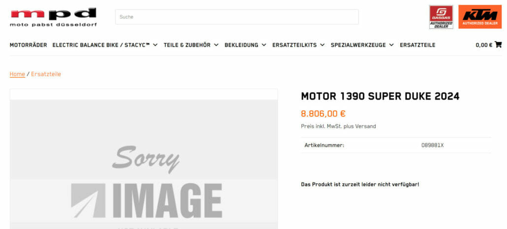 Bekommt die Super Duke für 2024 mehr Hubraum? 30 1390 Super Duke