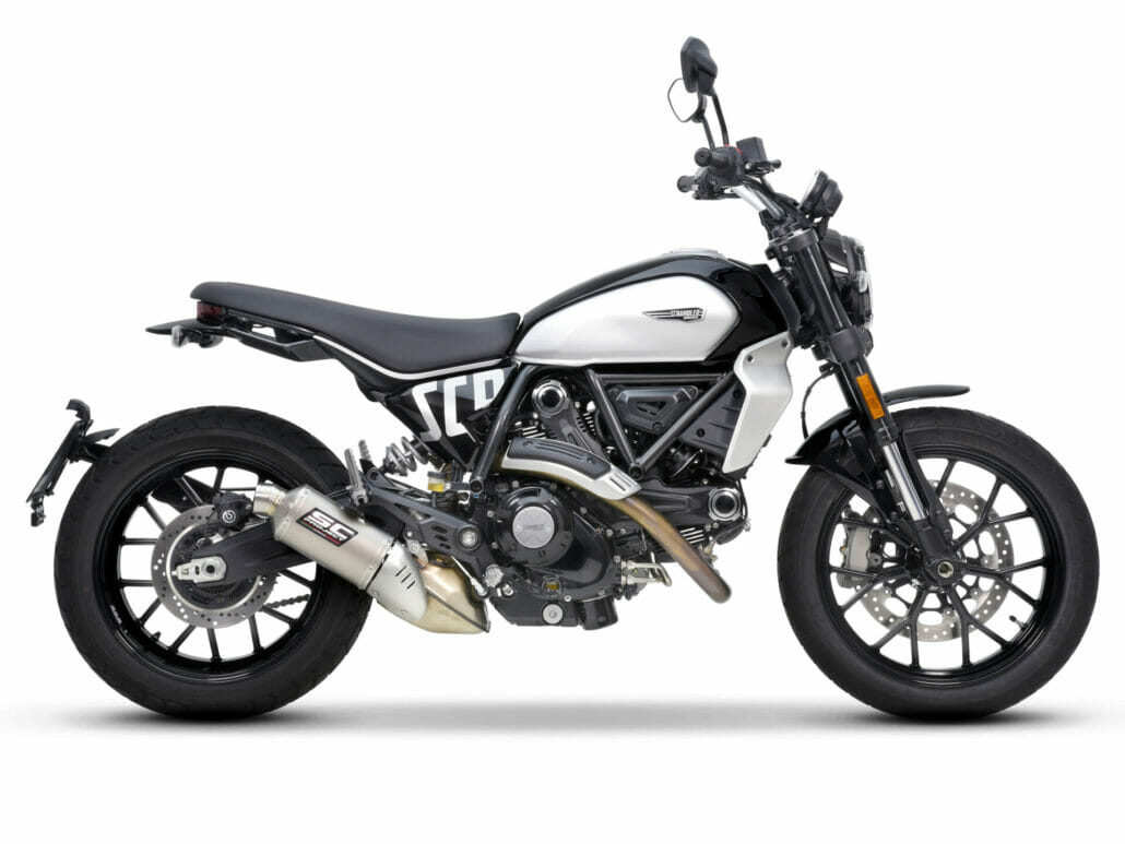 SC-Project stellt drei neue Endschalldämpfer für die Ducati Scrambler 800 des Jahres 2023 vor 29 23SC P06 Schalldaempfer fuer Ducati Scrambler 800 Rally S