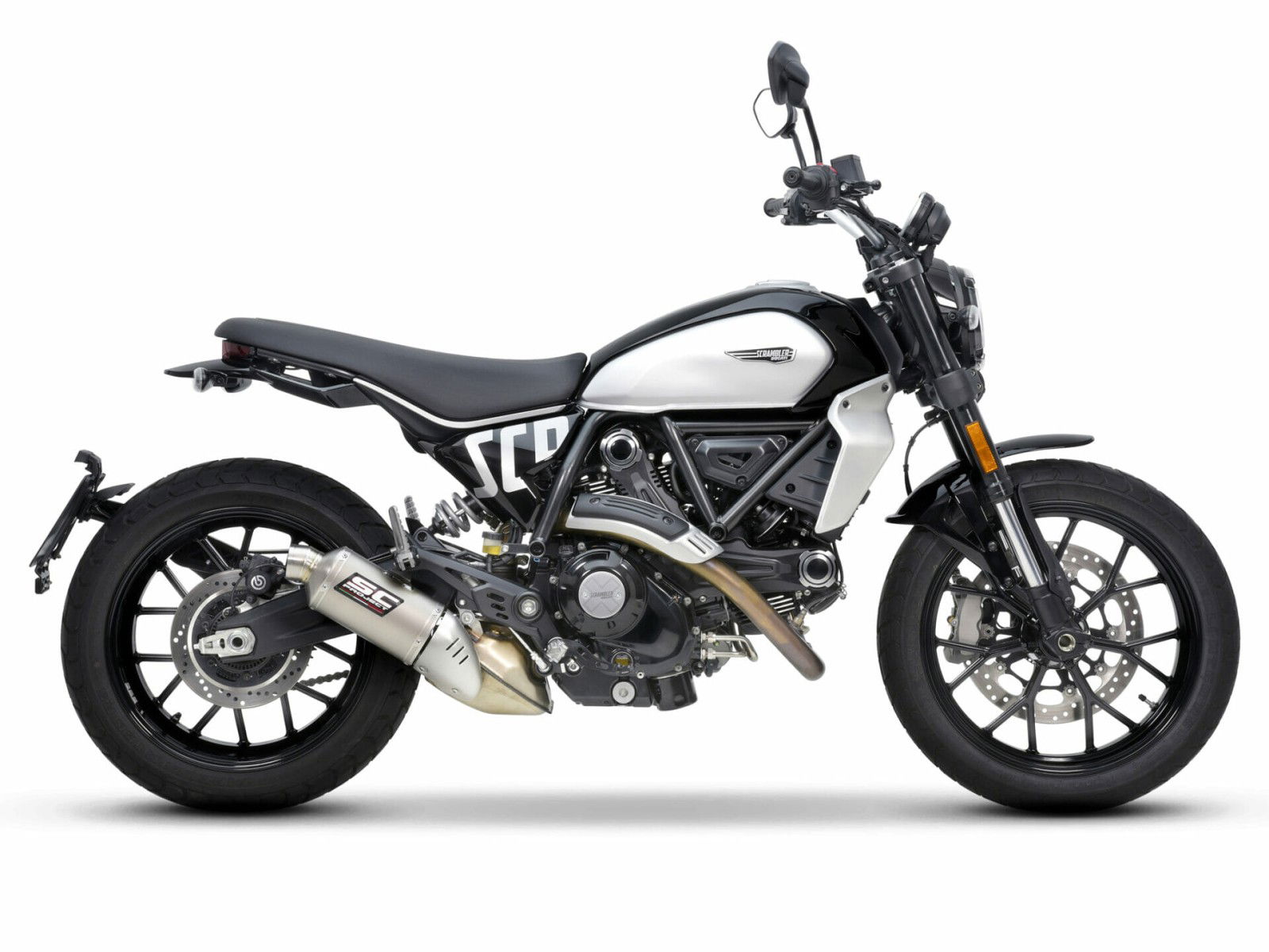 SC-Project stellt drei neue Endschalldämpfer für die Ducati Scrambler 800 des Jahres 2023 vor 25 23SC P06 Schalldaempfer fuer Ducati Scrambler 800 Rally S