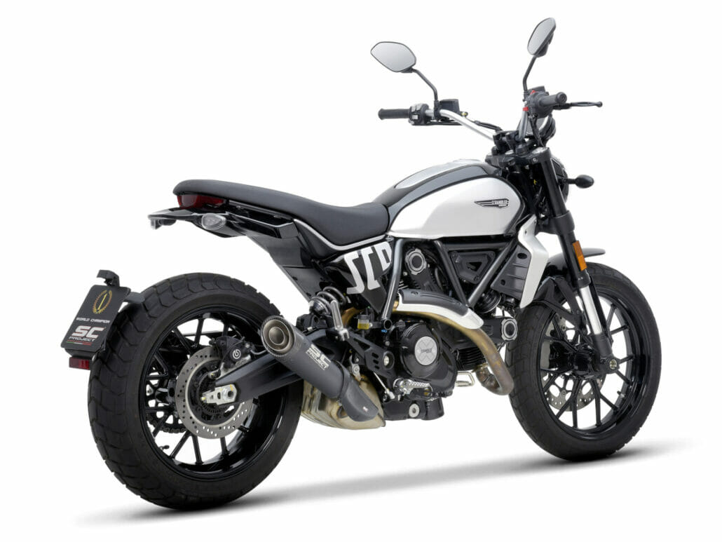 SC-Project stellt drei neue Endschalldämpfer für die Ducati Scrambler 800 des Jahres 2023 vor 30 23SC P06 Schalldaempfer fuer Ducati Scrambler 800 S1