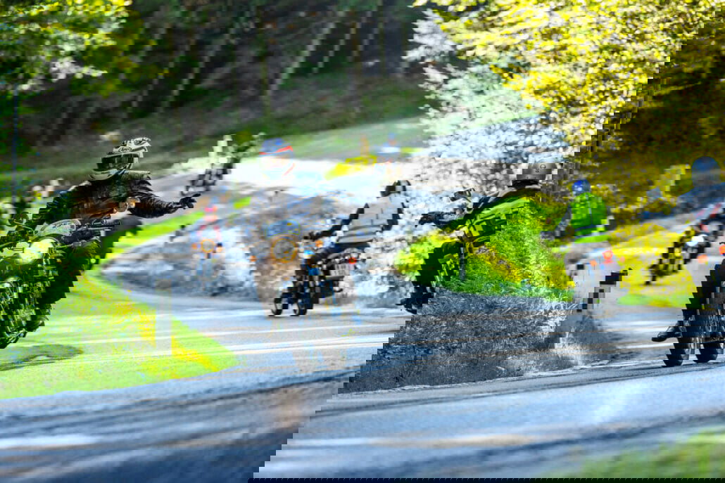 DLzG Im Bikerparadies Salzkammergut trafen die Teilnehmerinnen und Teilnehmer auf viele Gleichgesinnte