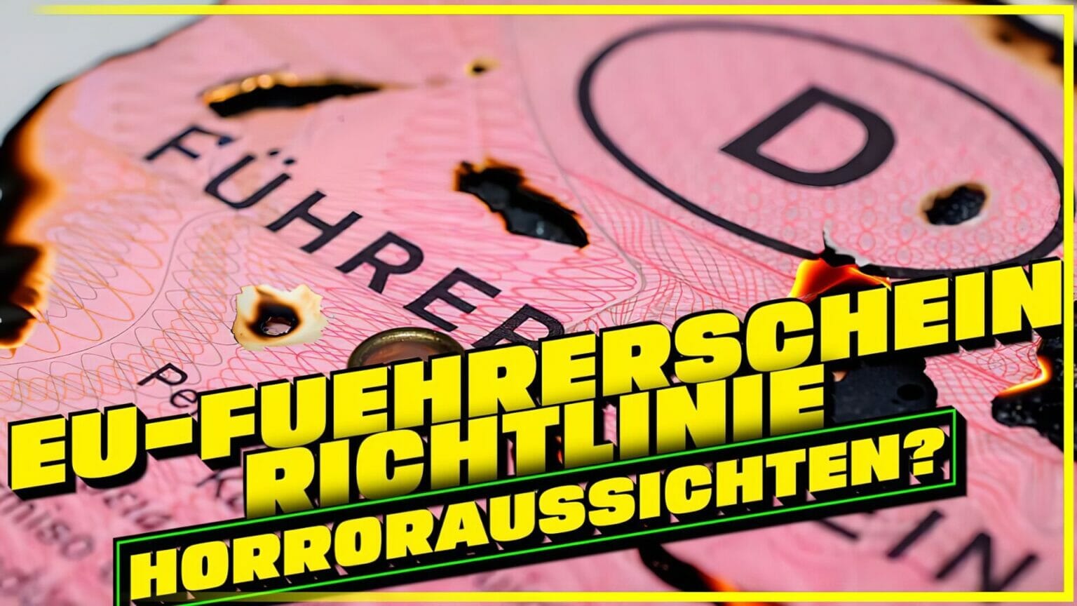Zukünftige EU-Führerscheinrichtlinien: Was steckt dahinter? EU Fuehrerscheinrichtlinie