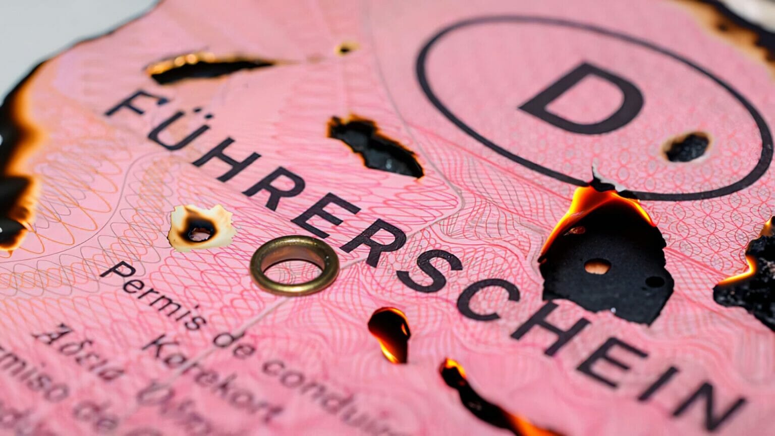 Future EU driving license directives: What’s behind them? Fuehrerschein brennt 2000