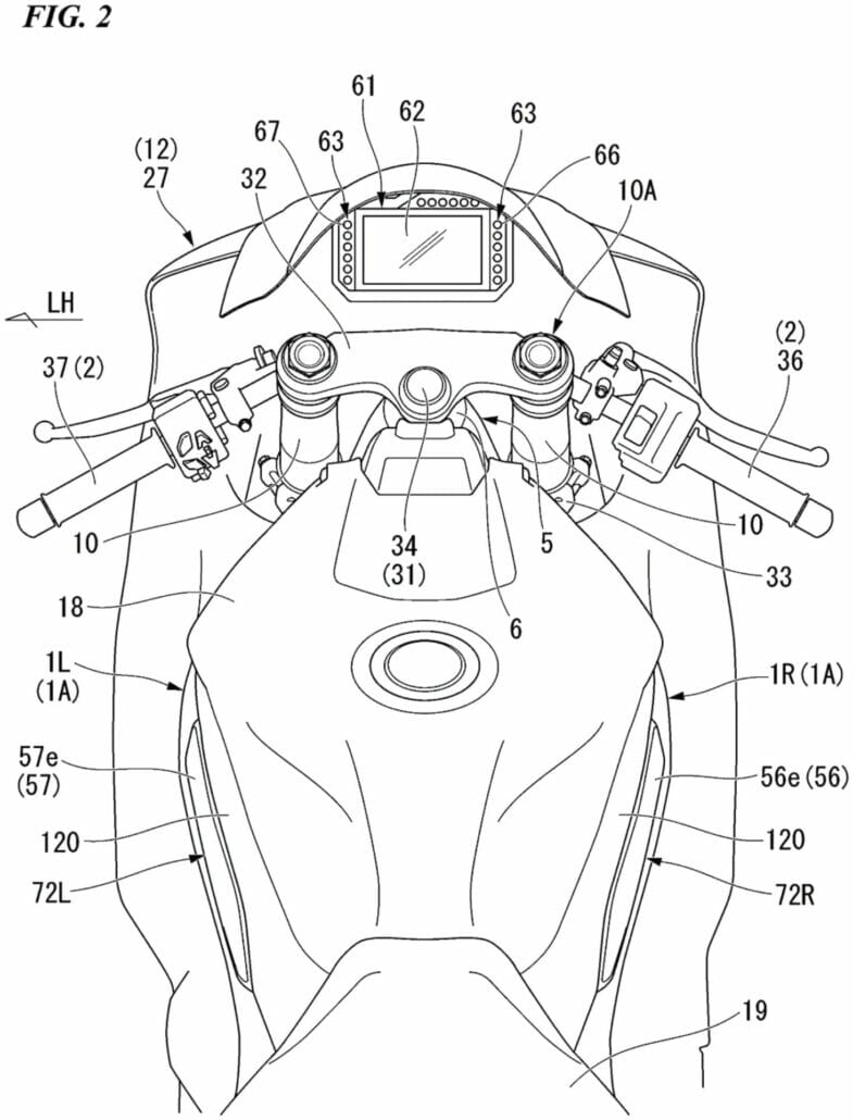 Patent – Honda bringt dich in die richtige Sitzhaltung 2 Honda Patent Hydraulik zur Beinpositionierung 2 1