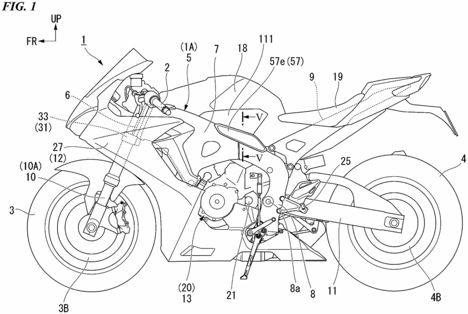 Patent – Honda bringt dich in die richtige Sitzhaltung Honda Patent Hydraulik zur Beinpositionierung 3 1
