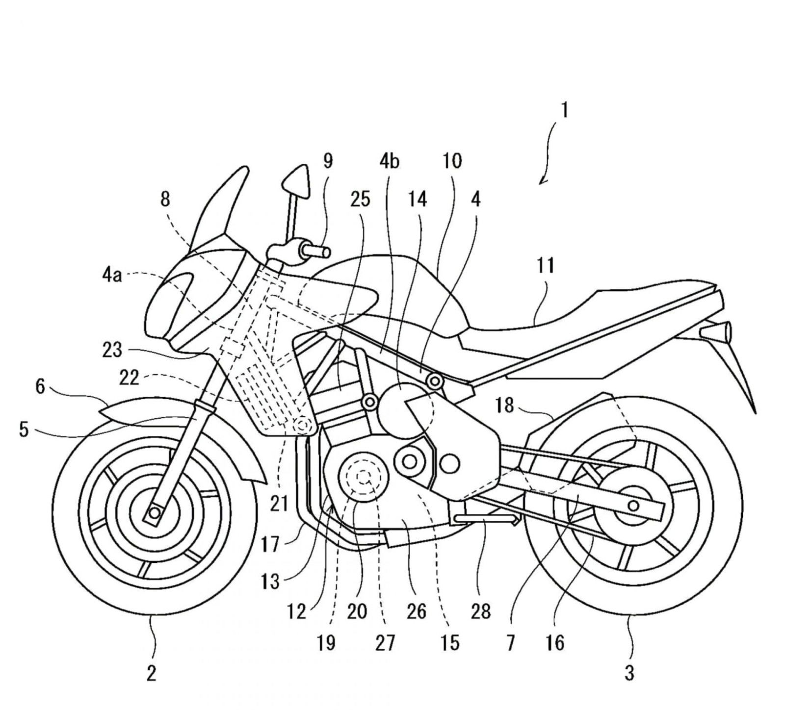 Kawasaki Versys 7 Hybrid Patents 1