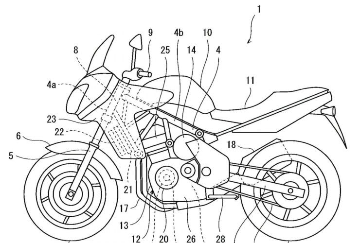 Kawasaki Versys 7 Hybrid - The future of hybrid adventure motorcycles? 84 Kawasaki Versys 7 Hybrid Patents 1