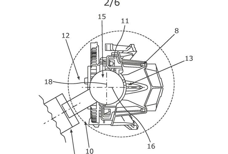 BMW's new development: Gimbal-supported headlight system 72 Gimbal Scheinwerfer 1