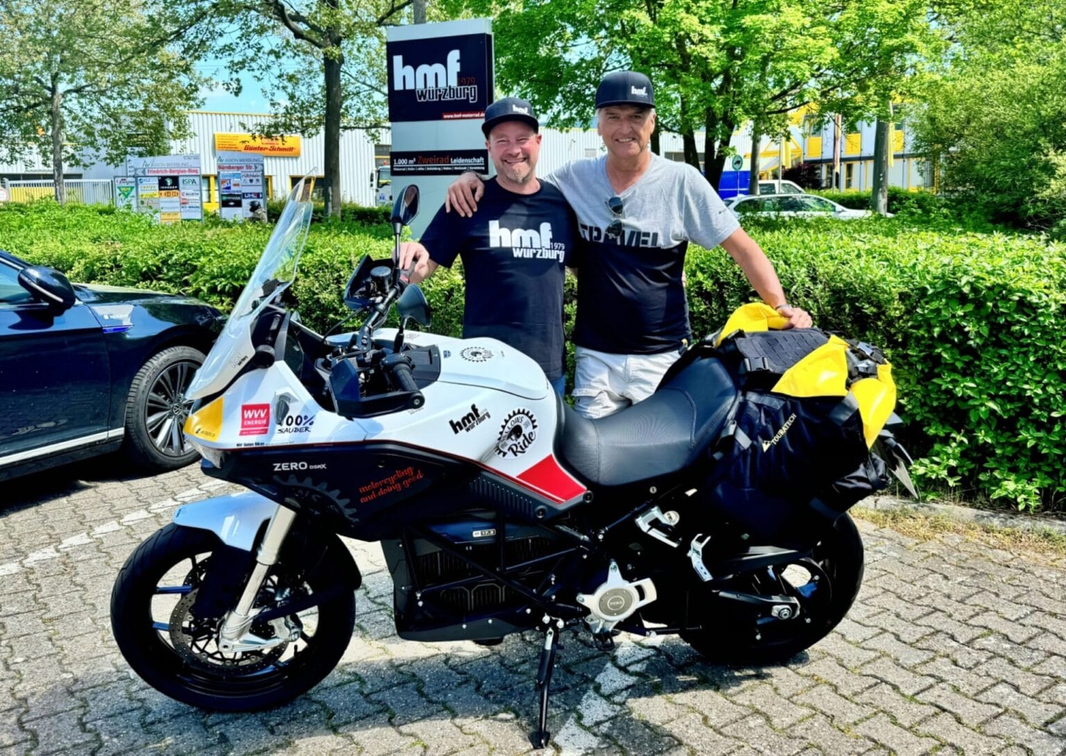„Fellows Ride“ 2024: Zero Elektro-Power für den guten Zweck Fellows Ride 2024 mit Zero 1 Hemmerlein und Schneider 1