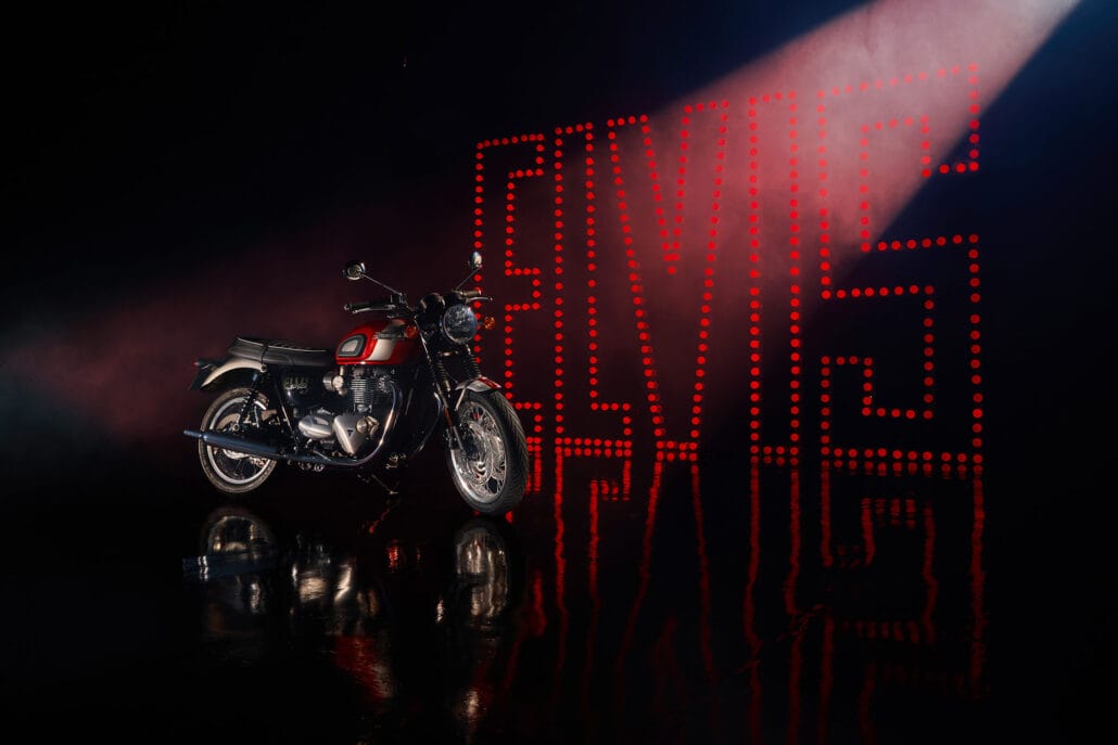 TRIUMPH Bonneville T120: Limited Elvis Presley Special Edition Triumph BONNEVILLE T120 ELVIS PRESLEY LIMITED EDITION 15