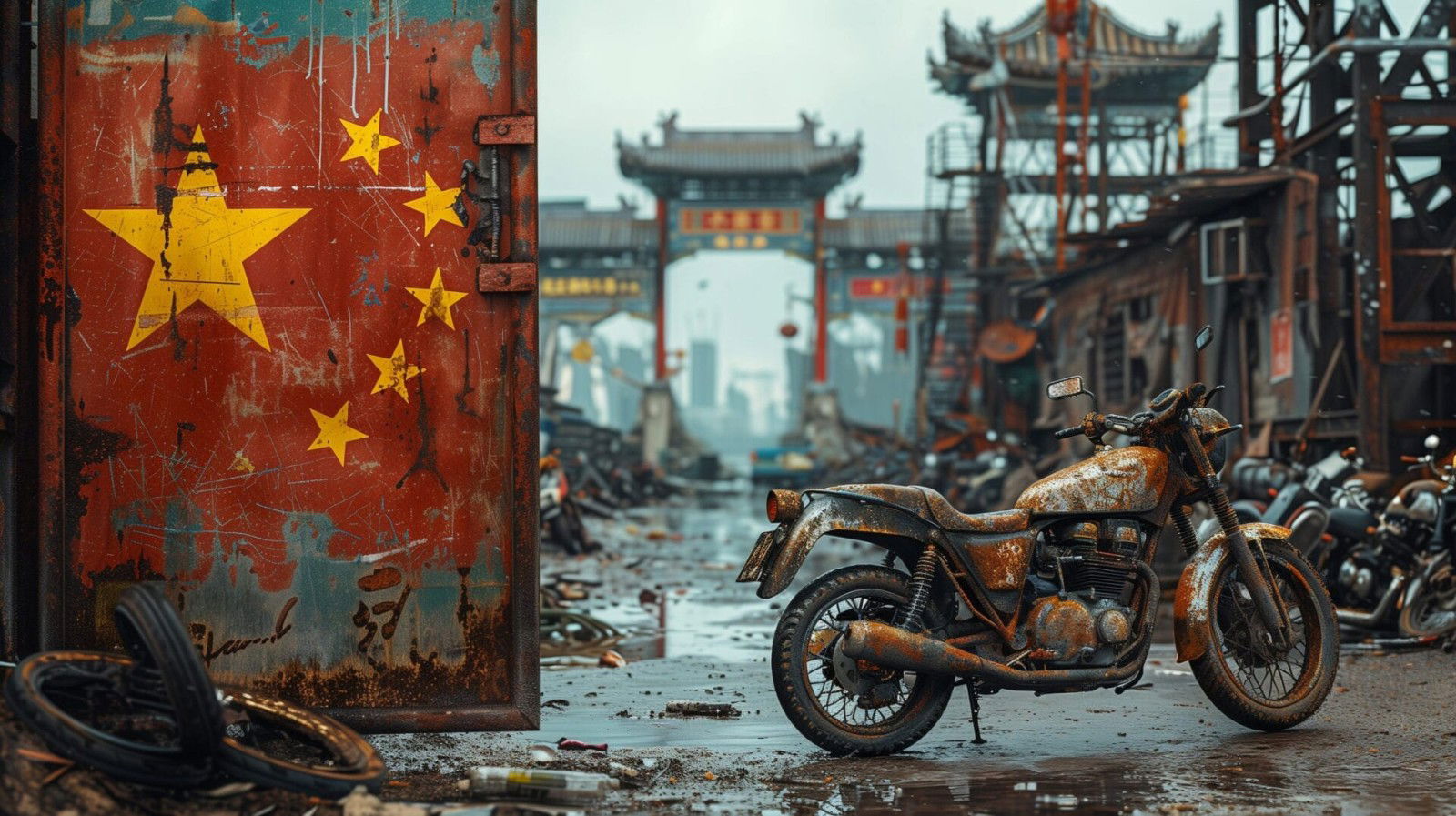 Do 13-year-old motorcycles have to be scrapped in China? 25 Muessen in China 13 jaehrige Motorraeder verschrottet werden