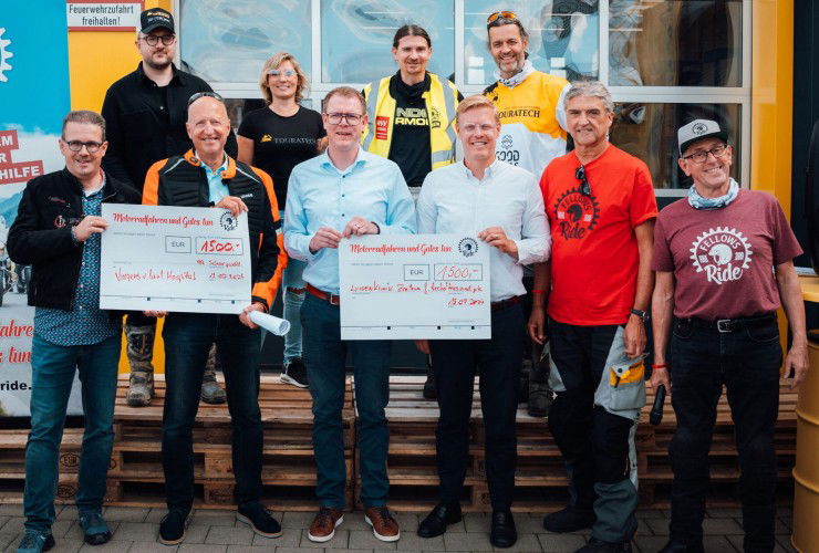 3,000 euros for local depression aid projects: Fellows Ride Black Forest 2024 84 fellows ride schwarzwald 2024 02