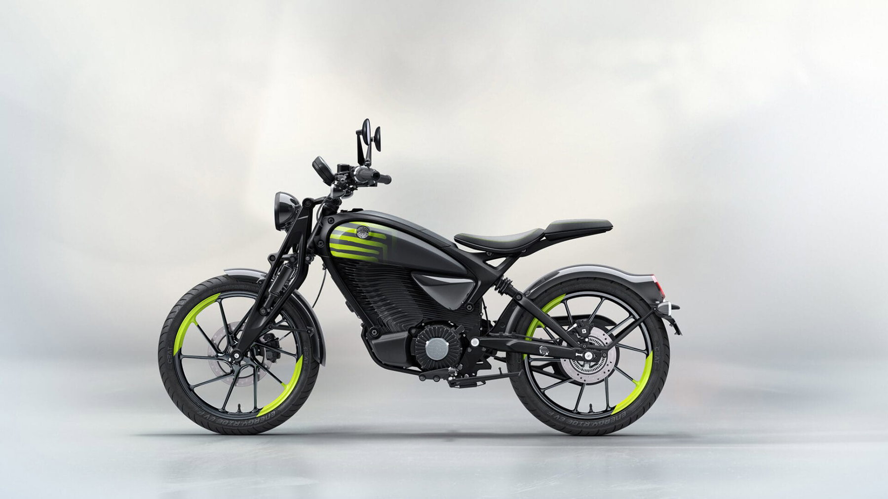 Royal Enfield baut E-Zentrum: Platz für 120.000 Elektro-Motorräder 6 Royal Enfield Flying Flea im Profil von links
