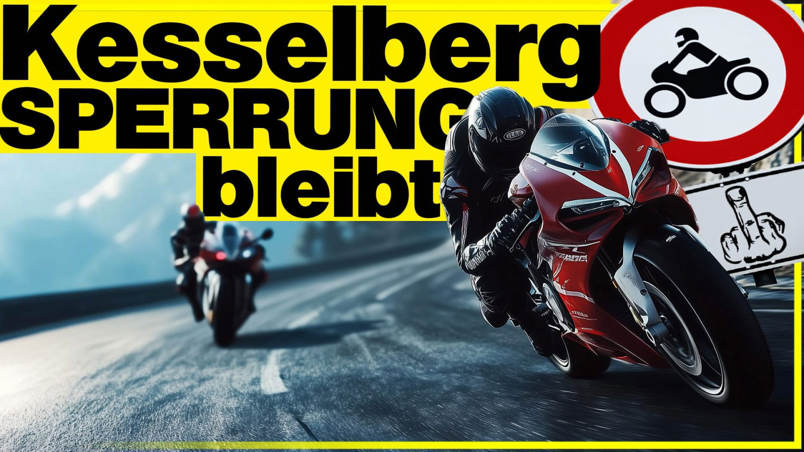 Kesselberg Sperrung bleibt