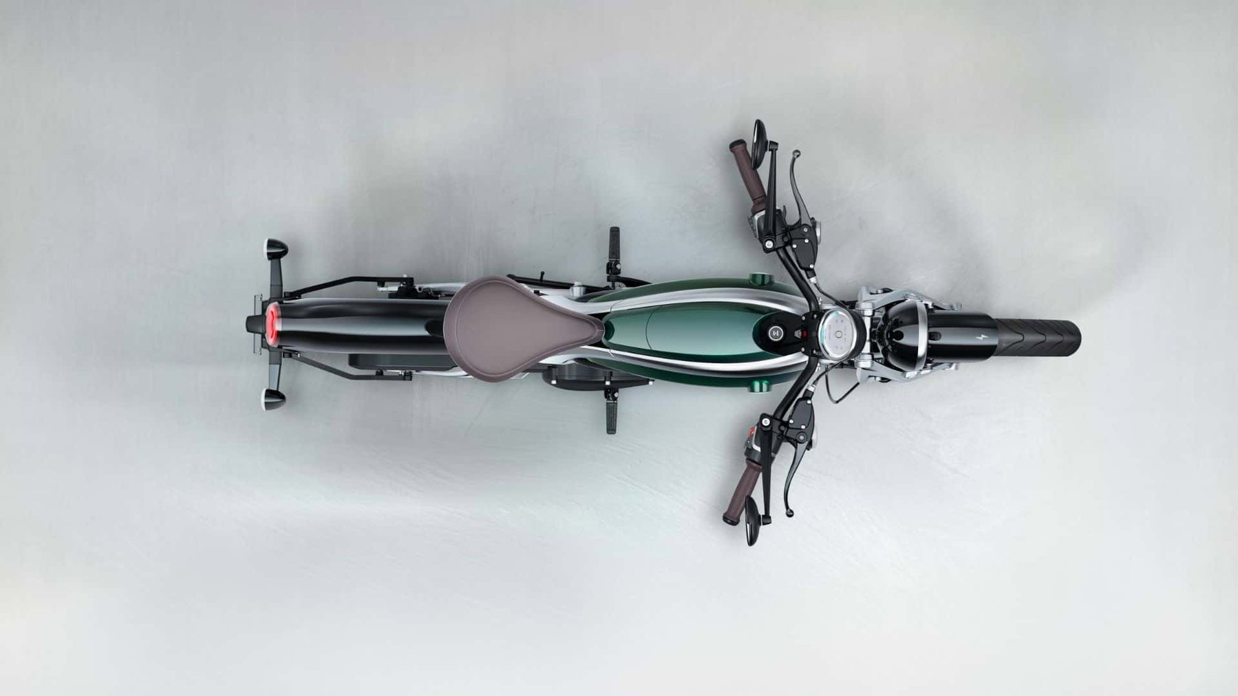 Royal Enfield baut E-Zentrum: Platz für 120.000 Elektro-Motorräder 5 Royal Enfield Flying Flea: Frontansicht des Elektromotorrads