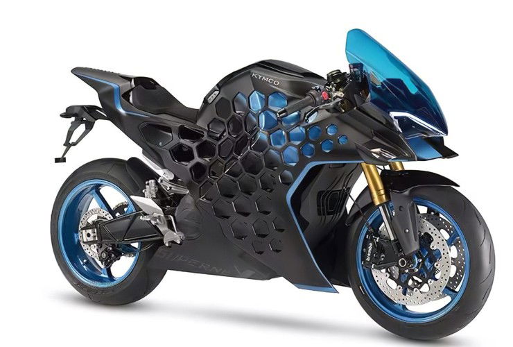 Kymco brings movement to aerodynamics: Self-adjusting winglets against wheelies 27 Kymco Active Anti wheelie Winglets 1 1