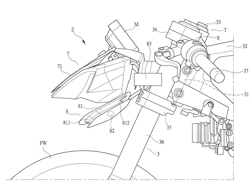 Kymco Active Anti wheelie Winglets 2 1
