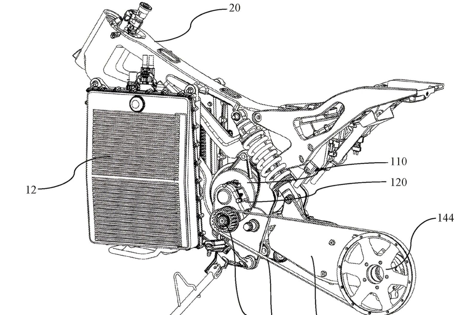 TVS plant eigene Elektro-Motorradplattform – Patent enthüllt neues Konzeptmodell TVS Elektromotorrad Patent 2 1