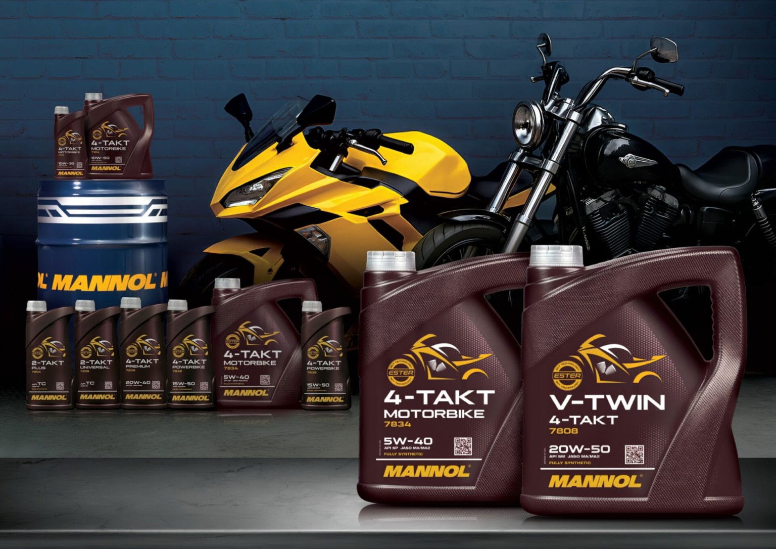Neue Motorradöle von MANNOL: 4-Takt Motorbike 5W-40 und V-Twin 4-Takt 20W-50 erweitern das Sortiment V Twin4 Takt4 TaktMotorbike V2