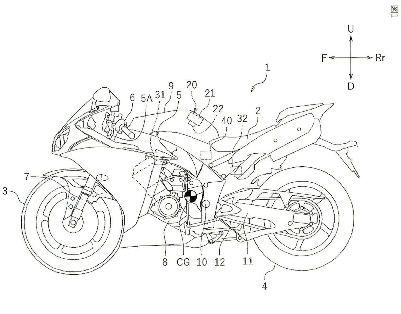 Yamaha Airbag Patent 2 1