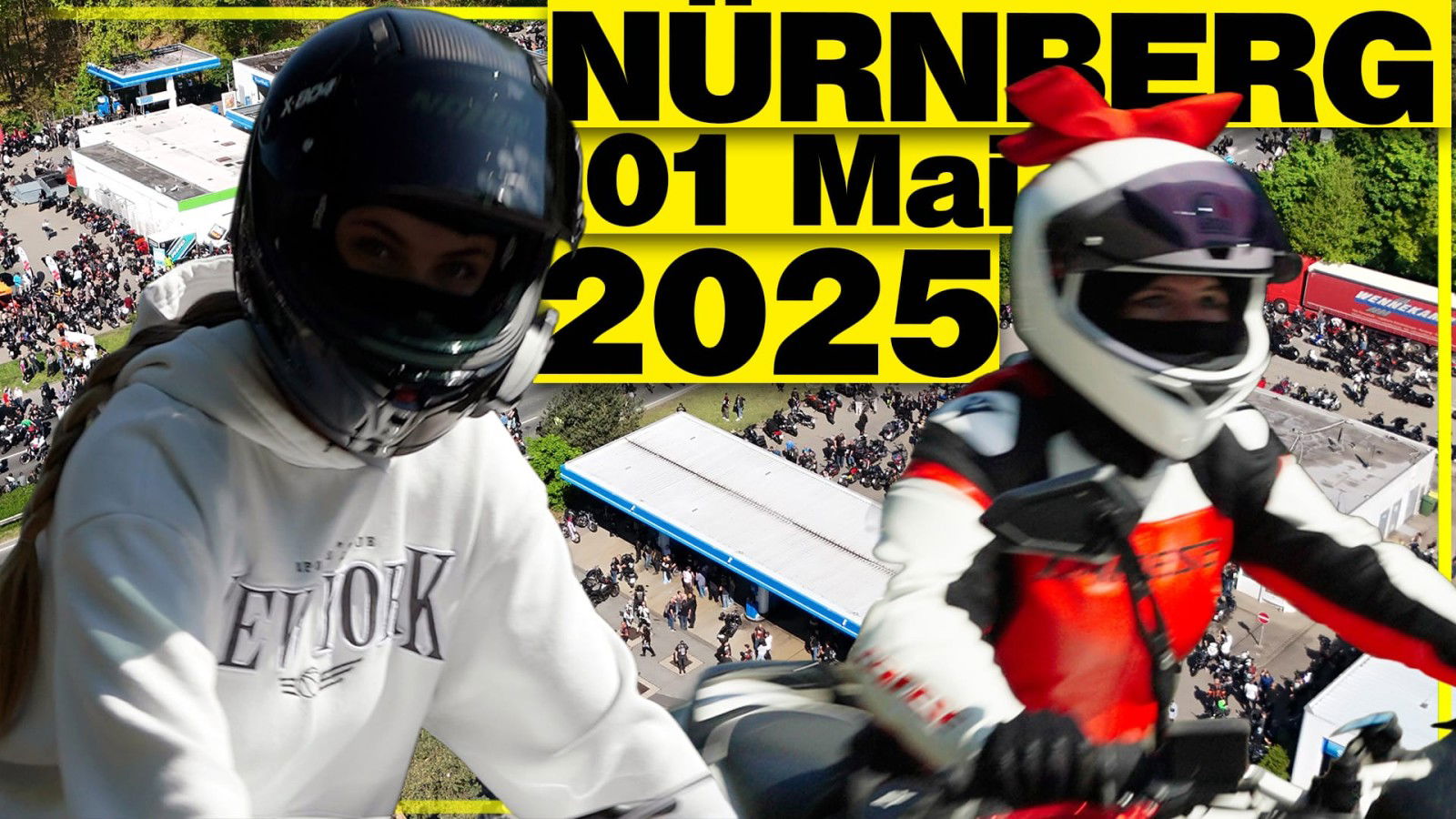XXL biker meeting in Nuremberg: record crowds and a peaceful atmosphere at the May 2025 ride 25 01. Mai Nuernberg Bikertreffen 2025
