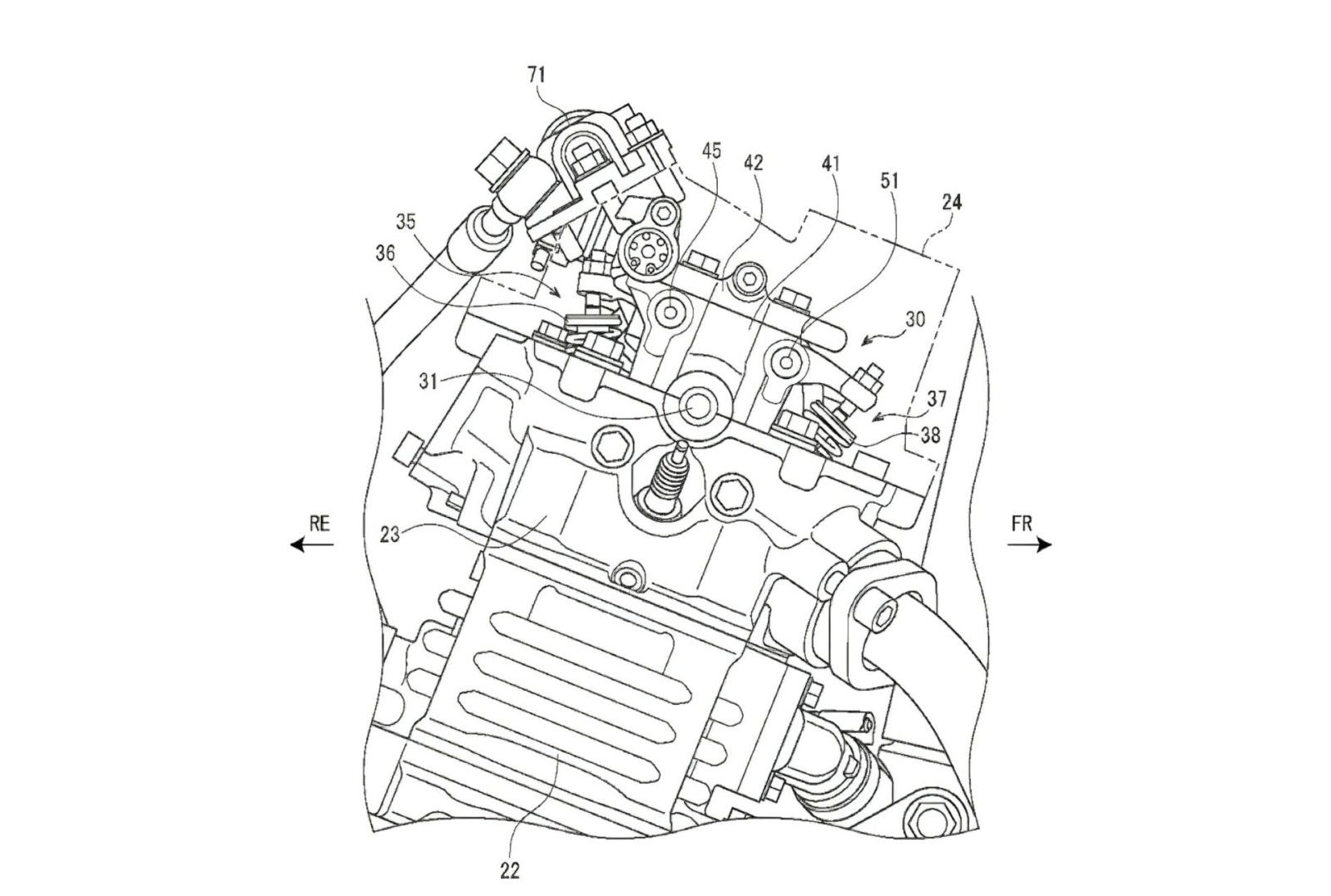 Suzuki entwickelt VVT-System für 250er-Motoren: Neue Technologie für V-Strom 250 und GSX-250R geplant 25 Suzuki VVT 250cc Patent 1 1