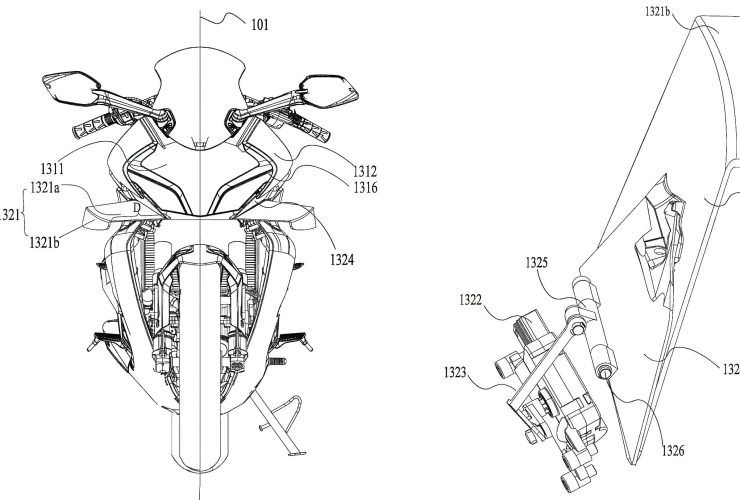 CFMoto presents automatic, retractable winglets – innovation or show effect? 36 CFMoto versenkbare Winglets 1