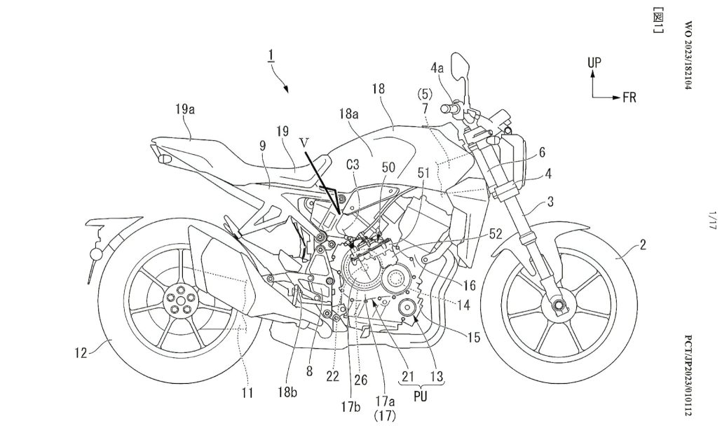 Honda CB1000R mit E-Clutch: Patente deuten auf neue Getriebetechnik – folgt die CB1000 Hornet? E Clutch Hornet 1