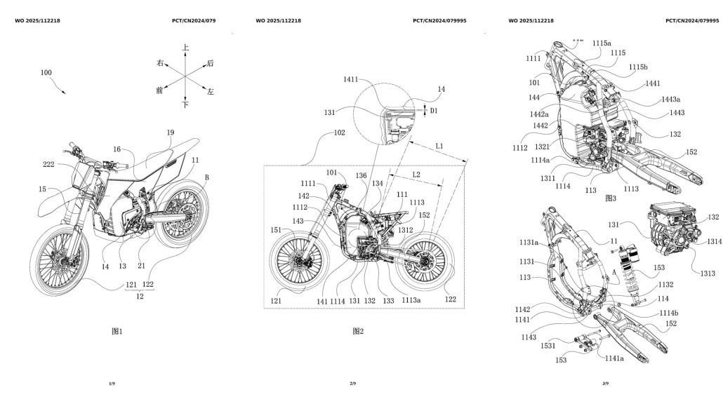 CFMoto CF-X: Neues Elektro-Motocross-Bike als Antwort auf den Stark Varg? cfmoto patent 1