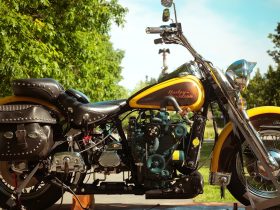 Across the US on French fry grease: Student builds Harley-Davidson with biodiesel tractor engine 92 Biodiesel Harley Davidson 5 1
