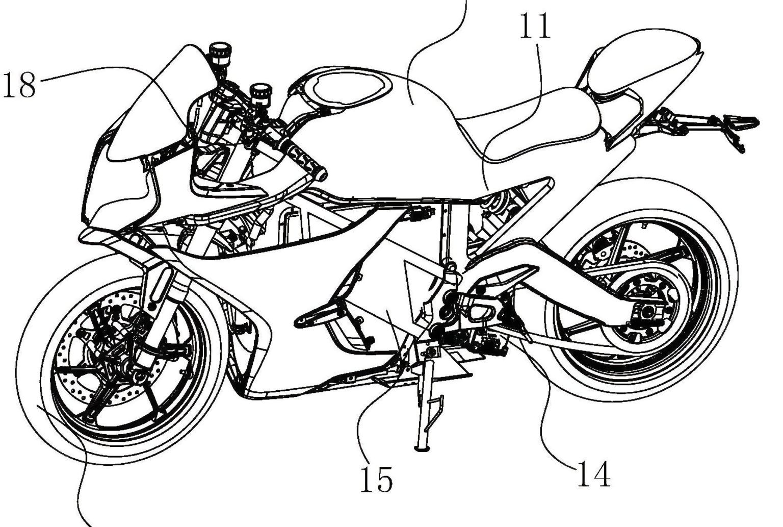 CFMoto Elektro Supersportler Patent 1 1