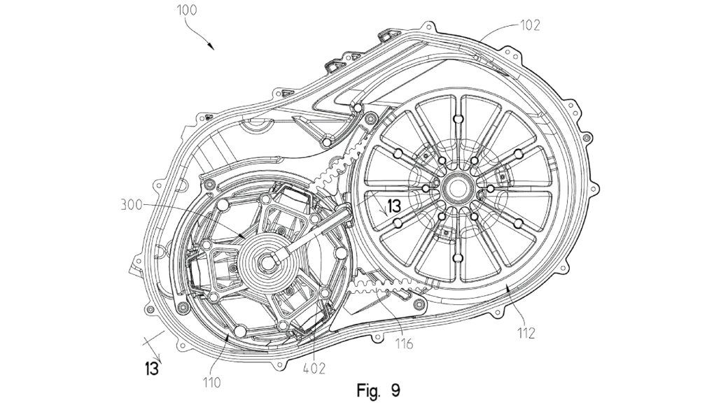 Polaris präsentiert CVT-Getriebe mit variabler Übersetzung für Side-by-Sides Polaris Variable Ratio CVT Patent 8 1