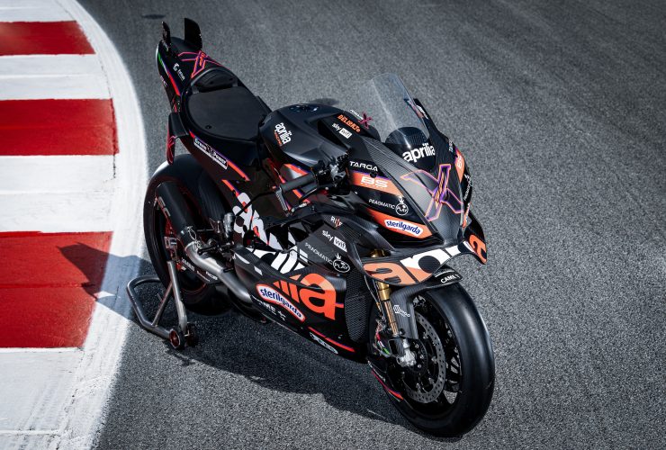 Aprilia RSV4 X-GP: Limitierte MotoGP-Replika in Rekordzeit ausverkauft 27 RSV4 X GP Launch 01