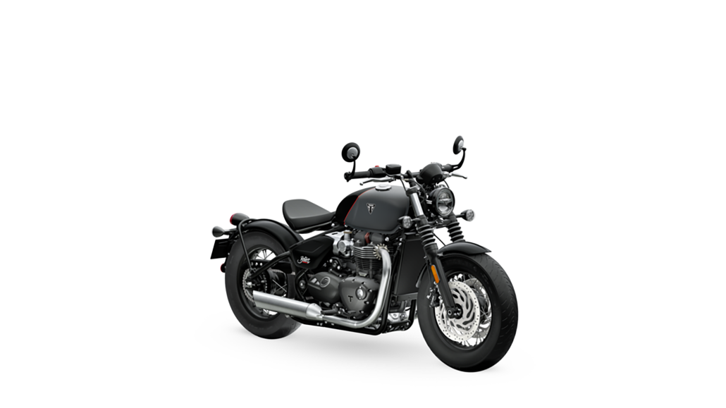 Bonneville Bobber MY26 Satin Mineral Grey RHS Front Angle