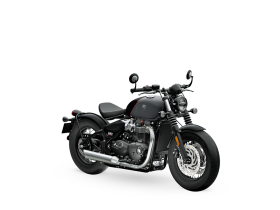 Bonneville Bobber MY26 Satin Mineral Grey RHS Front Angle