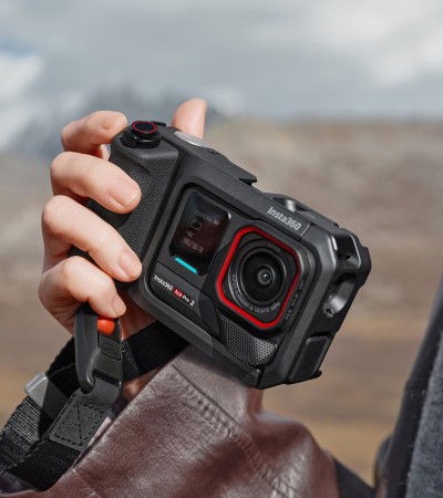 Camera with Xplorer Grip Pro Kit in hand 4