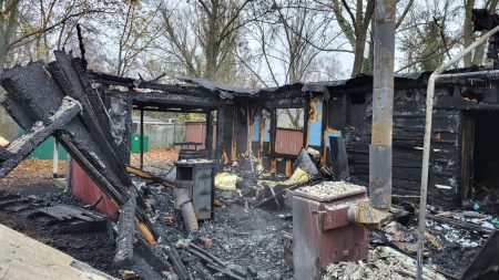 Fire at the MC Hermsdorf clubhouse: Reconstruction after severe damage Feuerschaden MC Hermsdorf 07 1