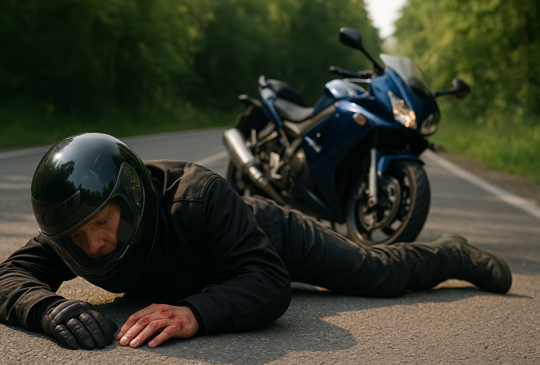 Motorradunfall 1