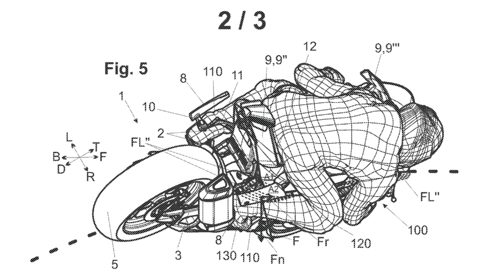 Aprilia Leg Wings Patent 1 1