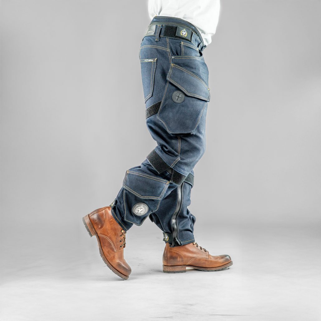 Mocycle Adventure Airbag ready pants side