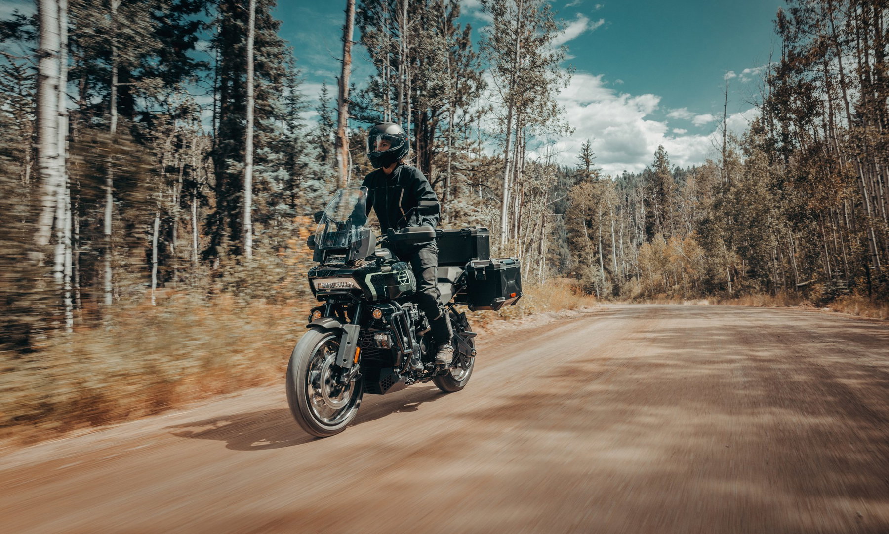 Kanada verzollt Harley und Indian: Kein Modell bleibt unter 800 Kubik 5 Harley-Davidson Pan America 1250 Limited, Reiseenduro aus der Revolution-Max-Baureihe in Seitenansicht