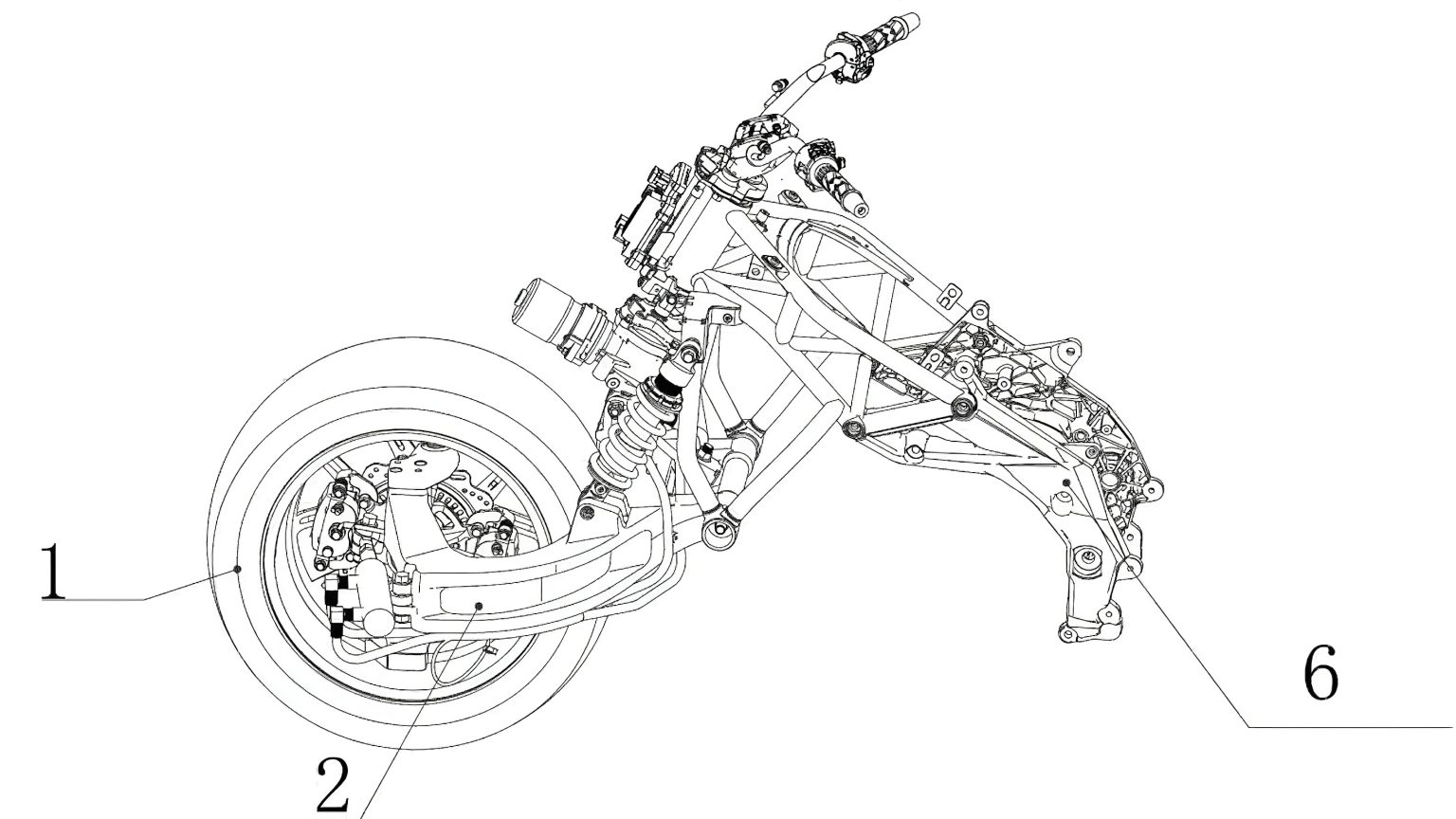 Zongshen entwickelt Radnabenlenkung mit Servounterstützung auf Basis der Cyclone RA1000 Zongshen Servolenkung Motorrad 1 1