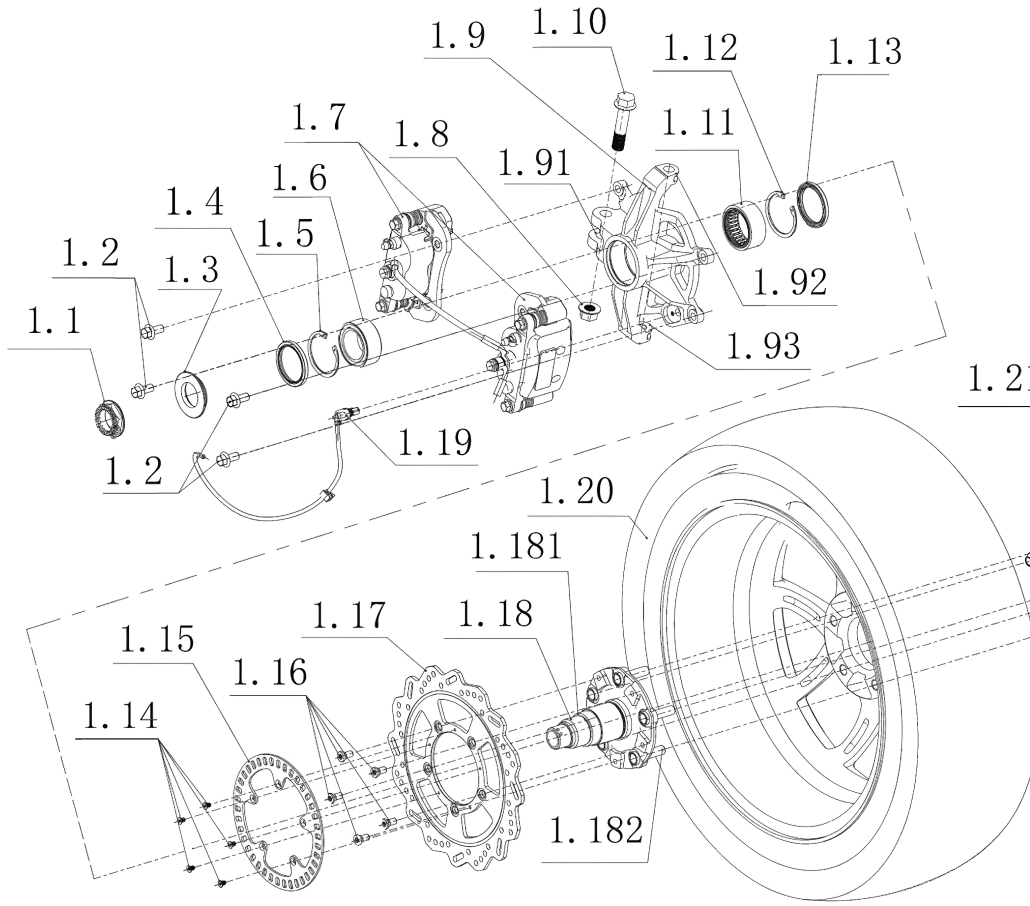 Zongshen entwickelt Radnabenlenkung mit Servounterstützung auf Basis der Cyclone RA1000 1 Zongshen Servolenkung Motorrad 2 1