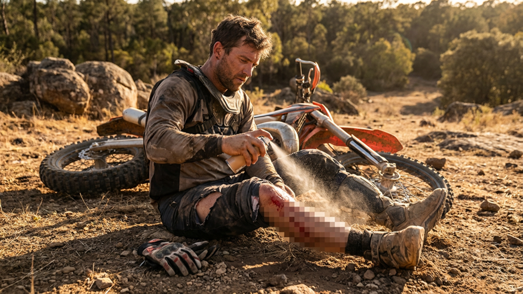 blutstillendes Spruehpulver 3