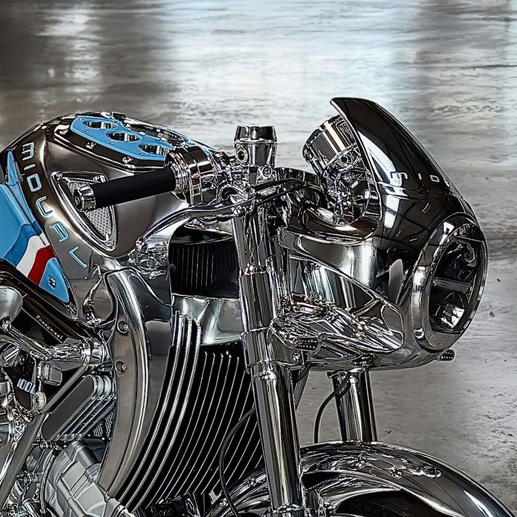Francaise premier cafe racer de la marque devoilee ce soir a Retromobile Notre contribution a 2 1