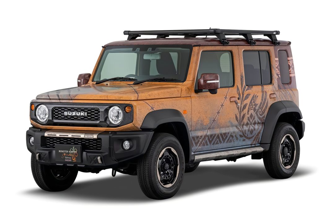Suzuki showcases DR-Z4S and Jimny Nomad in Monster Hunter design at Monster Hunter Festa '26 3 Suzuki DR Z4S Monster Hunter Wilds Edition 4 1