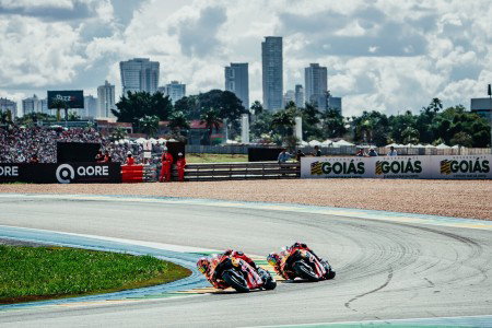 Maverick Vinales auf der Red Bull KTM Tech3 RC16 in Aktion – MotoGP Brasilien GP Goiânia 2026