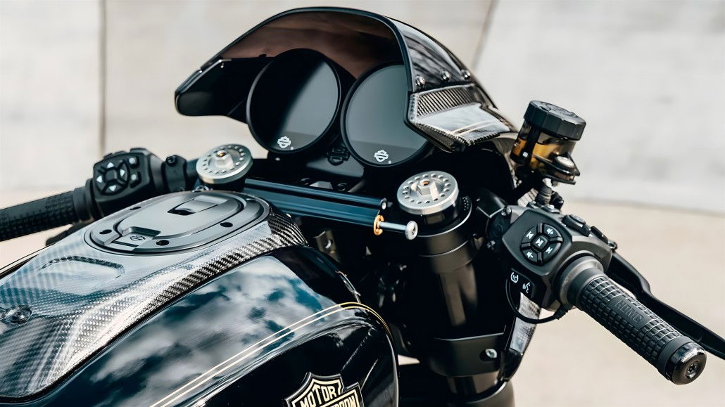 Harley-Davidson RMCR: Cafe-Racer-Konzept mit Revolution Max V-Twin auf der Mama Tried 3 harley davidson rmcr 18