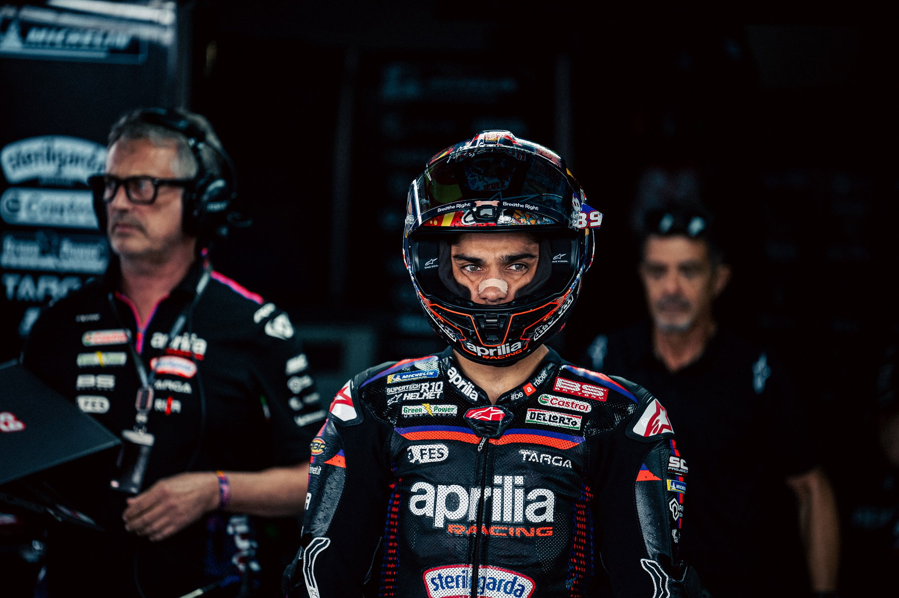 Aprilia-Box beim MotoGP GP Spanien Jerez 2026